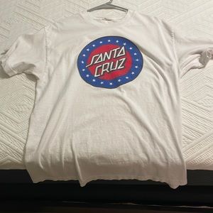 Santa Cruz white tee